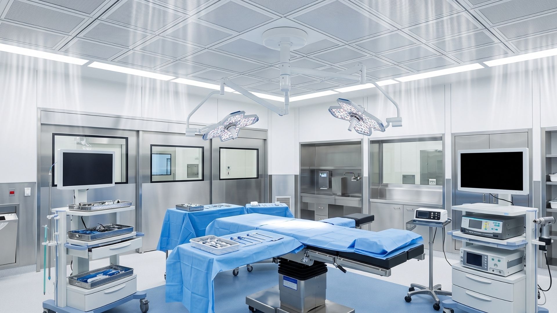 Integrated HEPA Laminar Airflow Plastic Surgery Suites