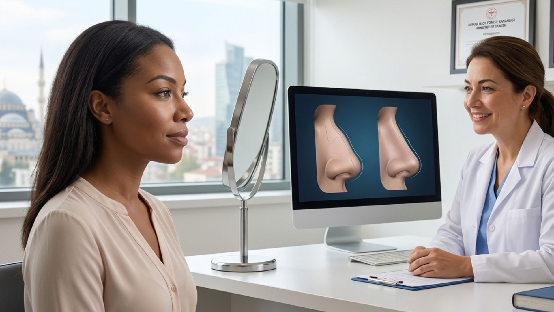 Primary Aesthetic Rhinoplasty Surgery in Turkiye